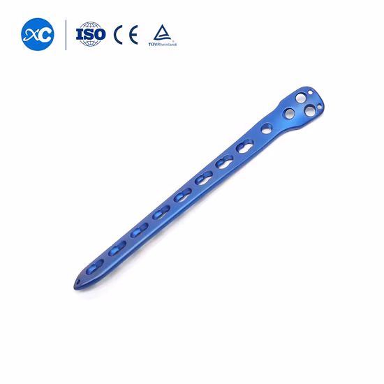 Хирургический ортопедический имплантат, титановая пластина, многоосная фиксирующая пластина для травм DCP